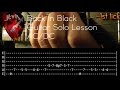 Back In Black Guitar Solo Lesson - AC/DC (with tabs)