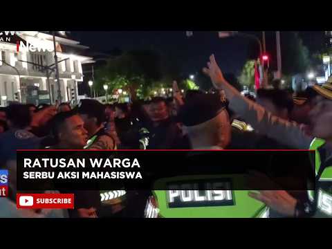 Demo Mahasiswa di Yogyakarta Dibubarkan Warga, Ratusan Orang Datang Menyerang