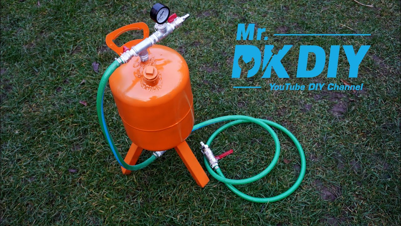 DIY Sandblaster / Turning an Old Freon Tank into a DIY Sandblaster