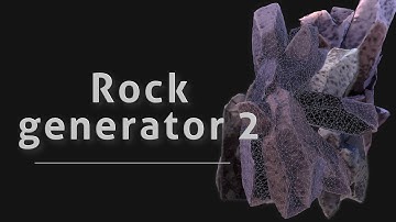 RockGenerator2 Procedural Rock generator for Houdini.