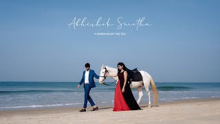 A Serenade by the Sea: Abhishek & Swetha's Romantic Beach Waves Love Story by ArtView Photography