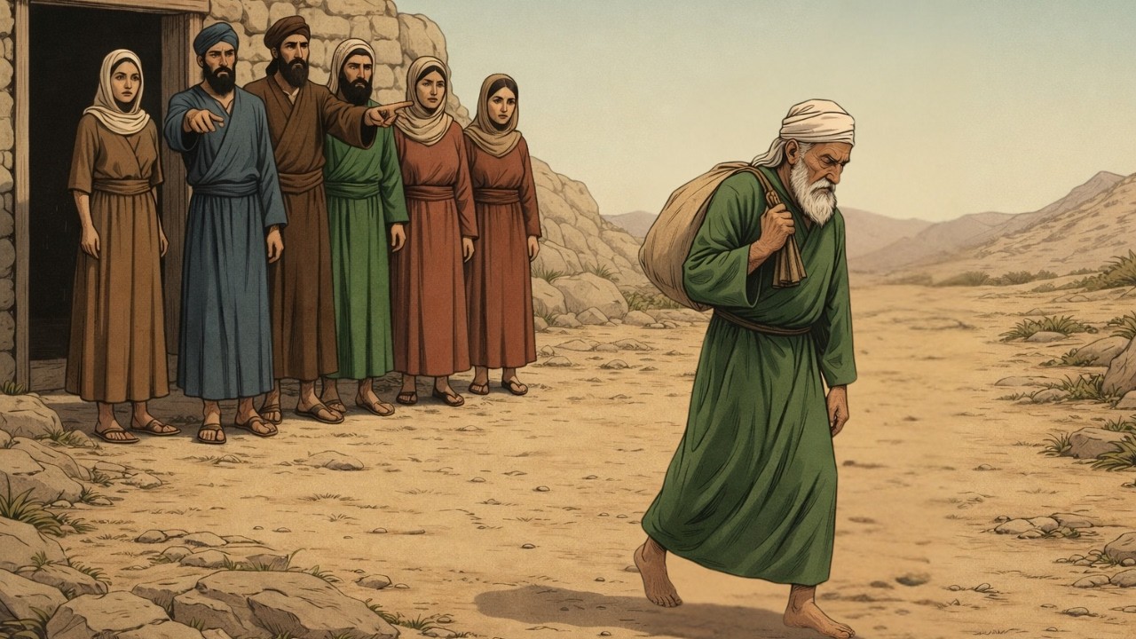 قصة الإخوة الذين طردوا أباهم إرضاءً لزوجاتهم… ولم يدركوا ماذا سيحدث بعد غيابه!