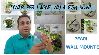 DIWAR PER LAGNEWALA FISH BOWL, WALL MOUNT FISH BOWL, BOWL FOR PLANTS ,FISHS ,
