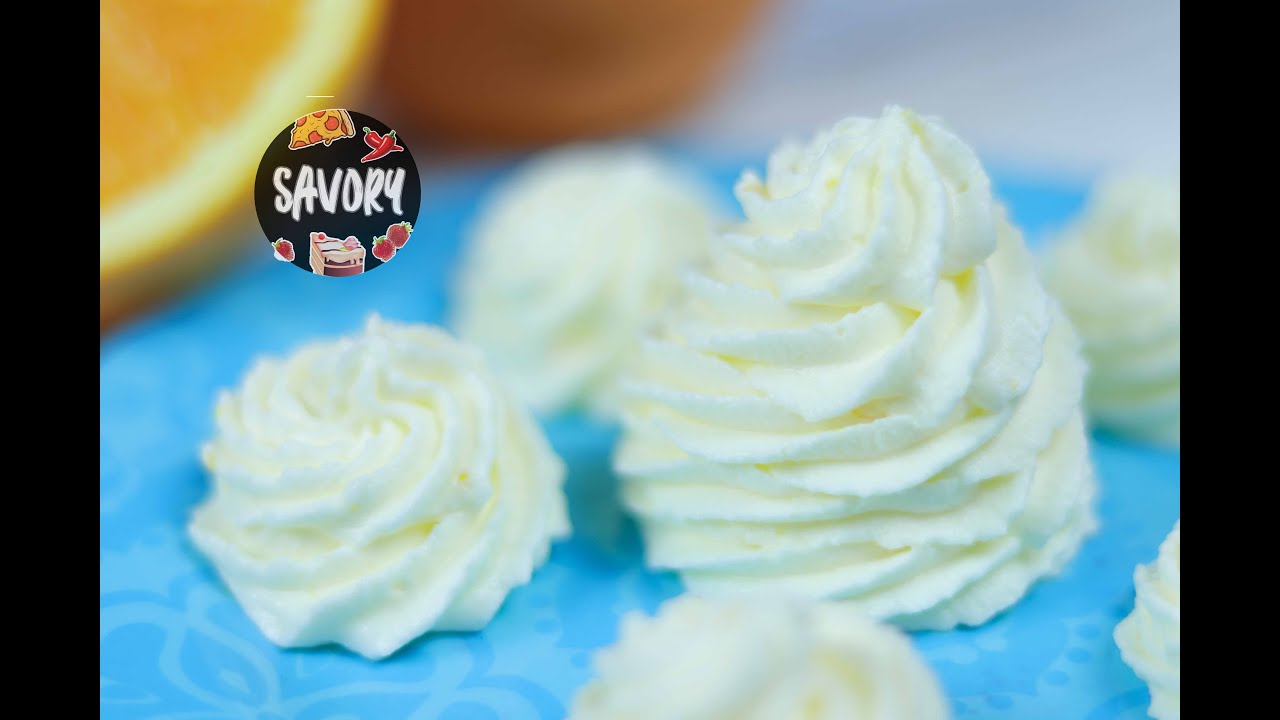 Whipped Cream Frosting with Orange curd Whipped Cream by Savory Orange Curd by savory YouTube