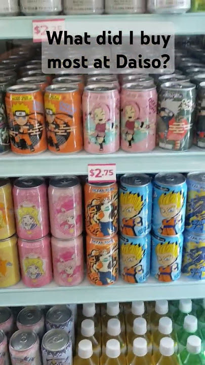 Inside Daiso store - Food and Beverage aisle- Full view #Daiso #Japan #USA #Snack #Food #Travel