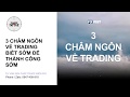 3 CHÂM NGÔN VỀ TRADING BIẾT SỚM ĐỂ THÀNH CÔNG SỚM | KINH NGHIỆM BỞI FXVIET