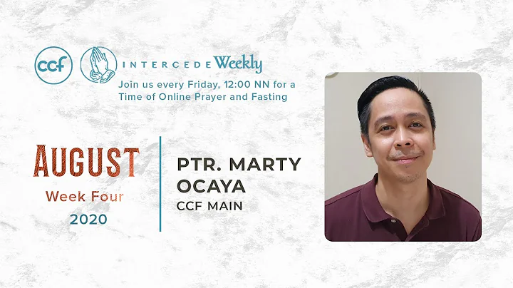 Experience God's Unstoppable Grace - Marty Ocaya - Intercede Weekly