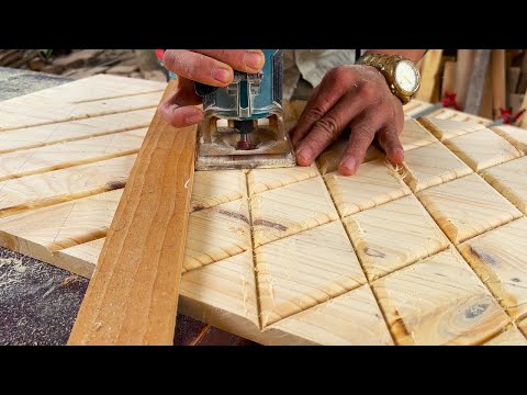 Amazing Extremely Creative Woodworking Idea From Discarded Wood
