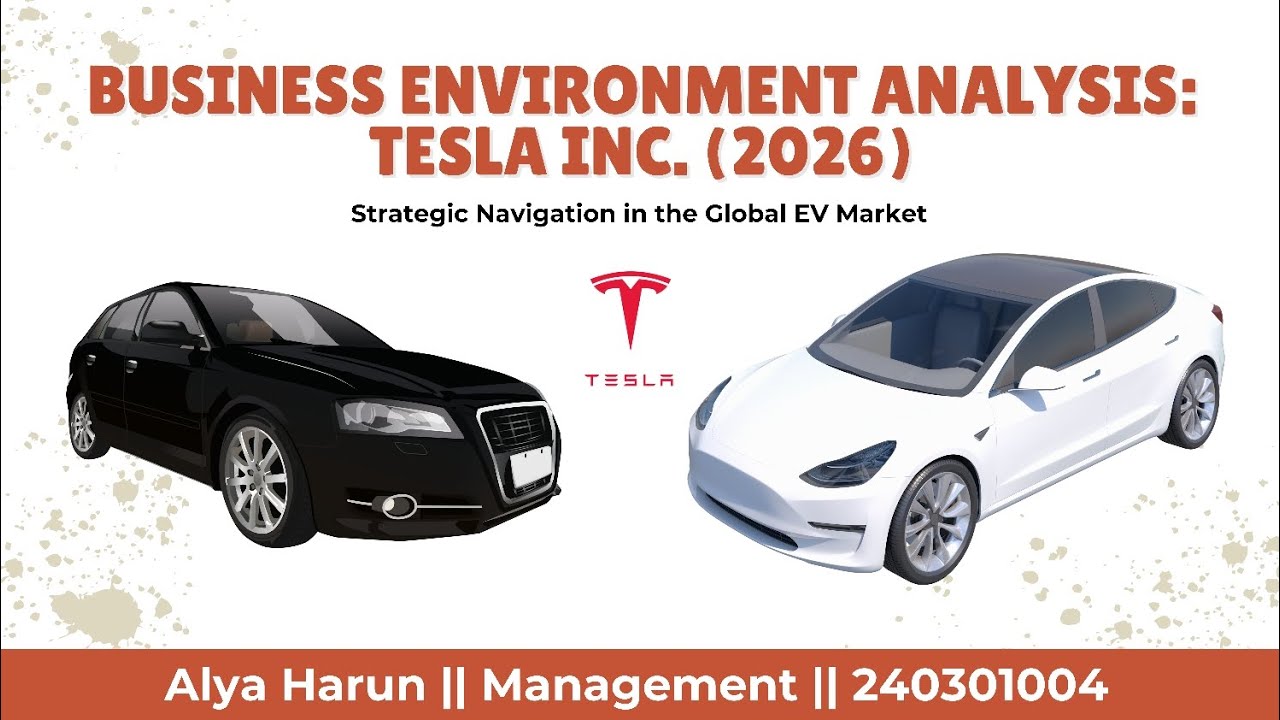 BUSINESS ENVIRONMENT ANALYSIS : TESLA INC (2026) || ENGLISH FOR BUSINESS