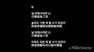 [中文 韓文 認聲]BTS- FAKE LOVE