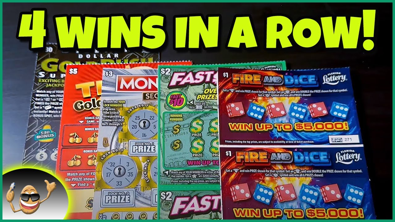 4 WINS IN A ROW!! PLAYING ALL THE NEW TICKETS!! - YouTube