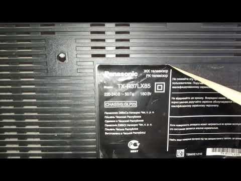 panasonic tx-r37lx85 ремонт.мигает зеленым переходя в красный цвет дежурка.не включаеться
