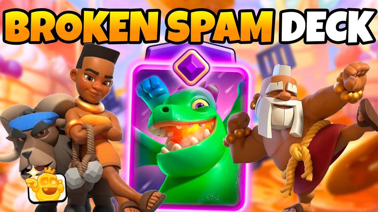 This Evo Baby Dragon Monk Ram Deck is INSANE...