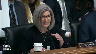 WATCH: Ernst asks Noem about remote work, getting federal workers back to offices