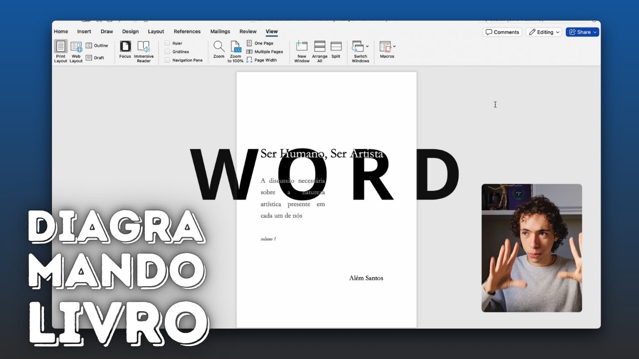Como diagramar um livro no Word: o básico para fazer bonito - YouTube
