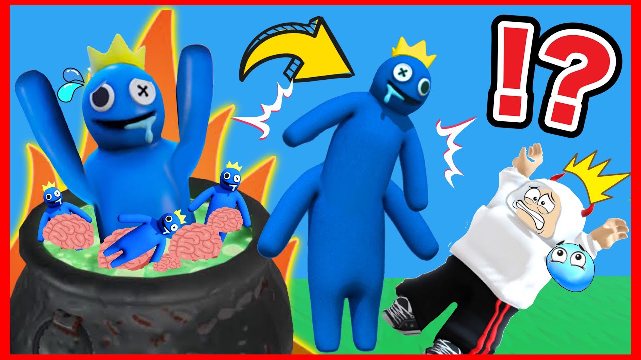 The result of boiling the blue of Rainbow Friends to create magic