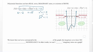 Zeros of Polynomial Functions Video 11