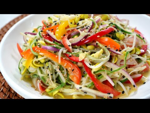 냉채는 이렇게 드세요! 새콤달콤 저도 이렇게 맛있을줄 몰랐어요😄