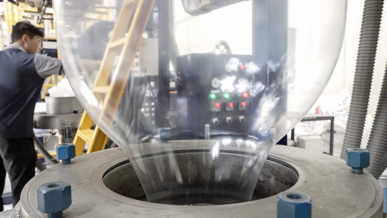 ⁣Process of Making Plastic Bags. Korean Plastic Bag factory