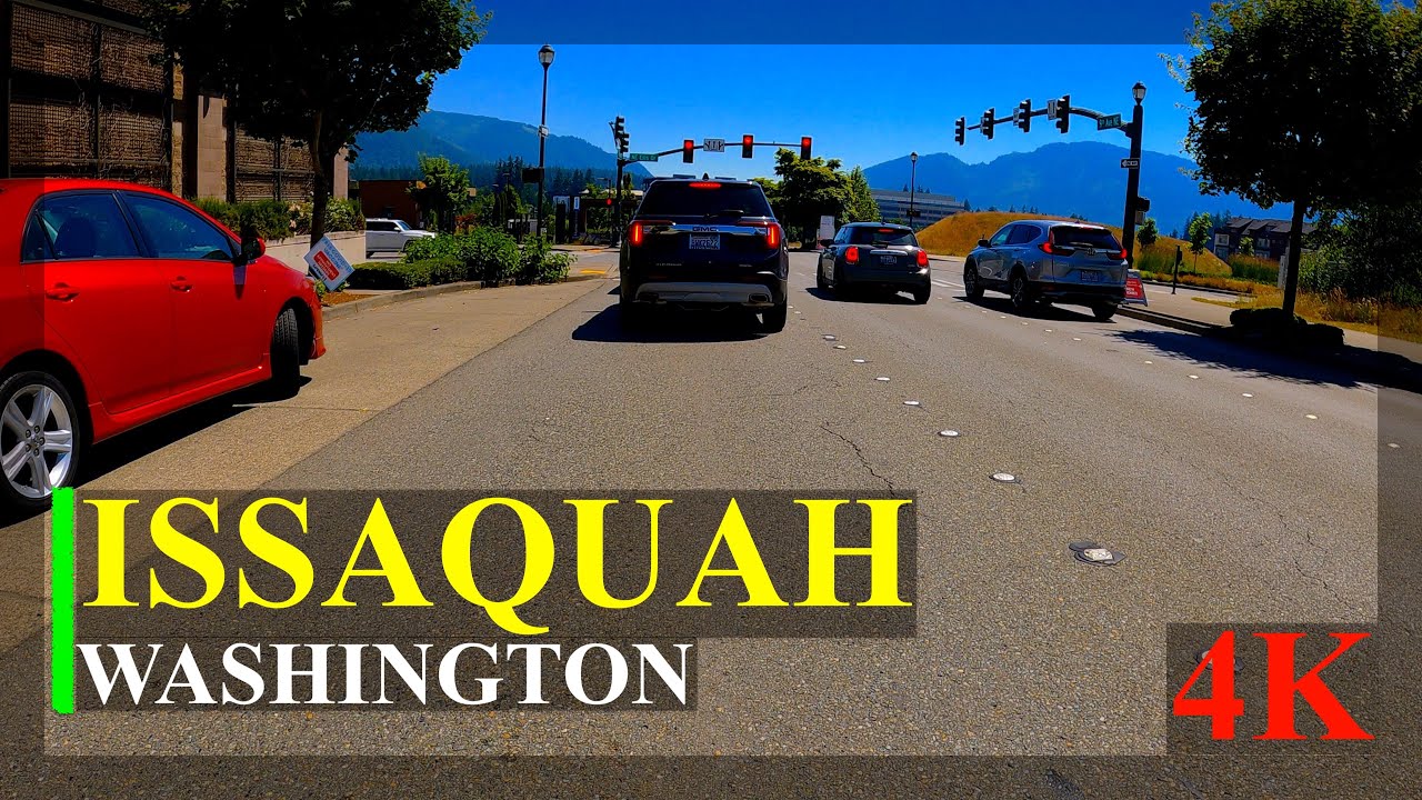 Immersive Relaxation in Issaquah, Washington - 4K Drive