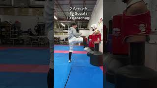 Martial Arts Bag Warm Up & Workout - Taekwondo Martial Arts Bag Warm Up & Workout - Taekwondo