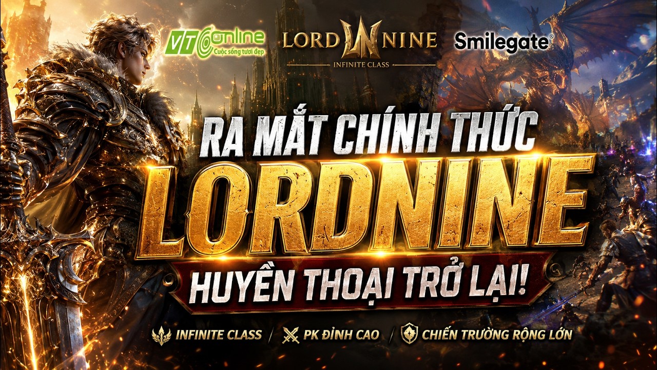 Lên 90 Lụm Bộ PC Nào Anh Em | Lordnine Cửu Vương Tranh Bá