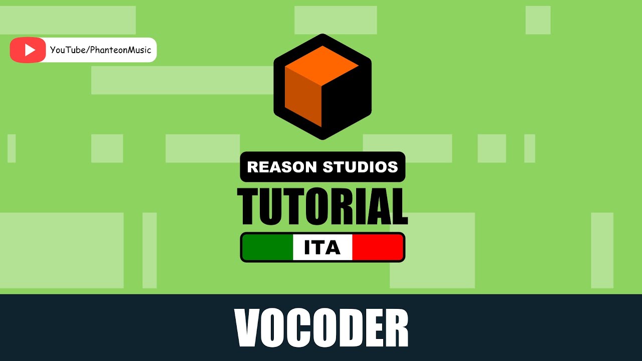 REASON STUDIOS  tutorial Vocoder