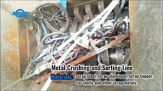 Download Lagu Scrap metal, scrap steel, scrap aluminum, car shell shredder #metalshredder #metalcrusher MP3