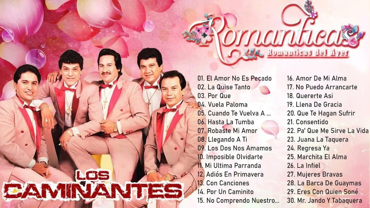 Los Caminantes 💘 Mix Románticos Inolvidable | Grandes Éxitos con Letra del Recuerdos