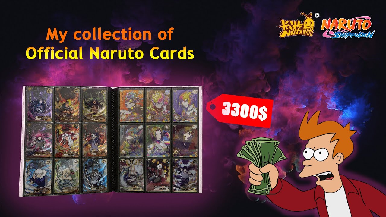 МОЯ ОФИЦИАЛЬНАЯ КОЛЛЕКЦИЯ КАРТ Naruto🍥 Kayou. OFFICIAL NARUTO CARD COLLECTION OVERVIEW
