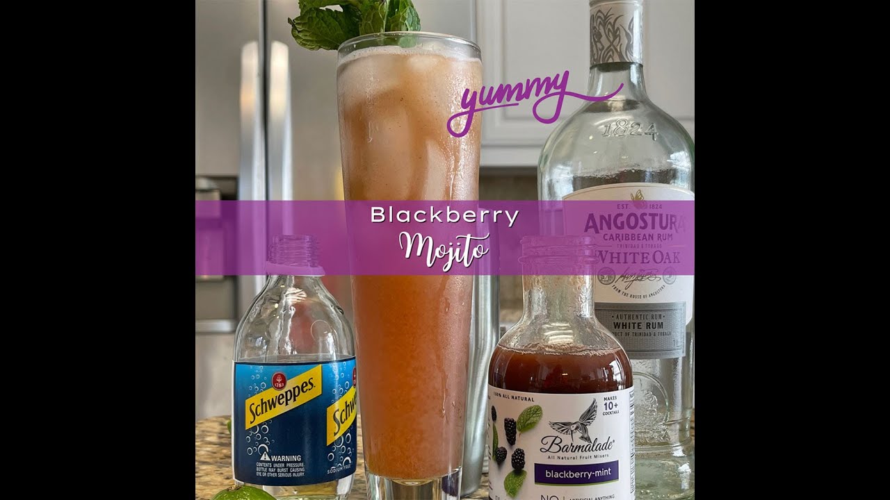 Make the best Mojito recipe at home | Blackberry-Mint Mojito