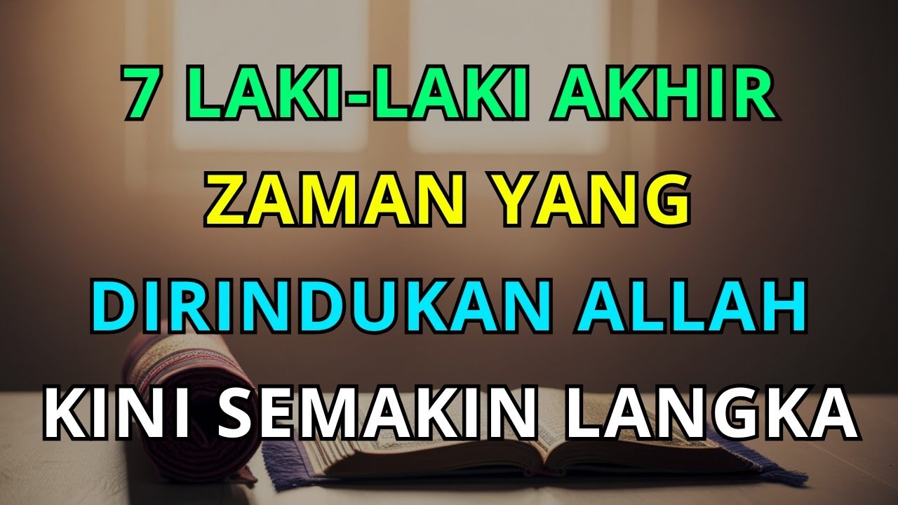 Inilah 7 Laki-Laki Akhir Zaman yang Dirindukan Allah Meski Jarang Ditemukan