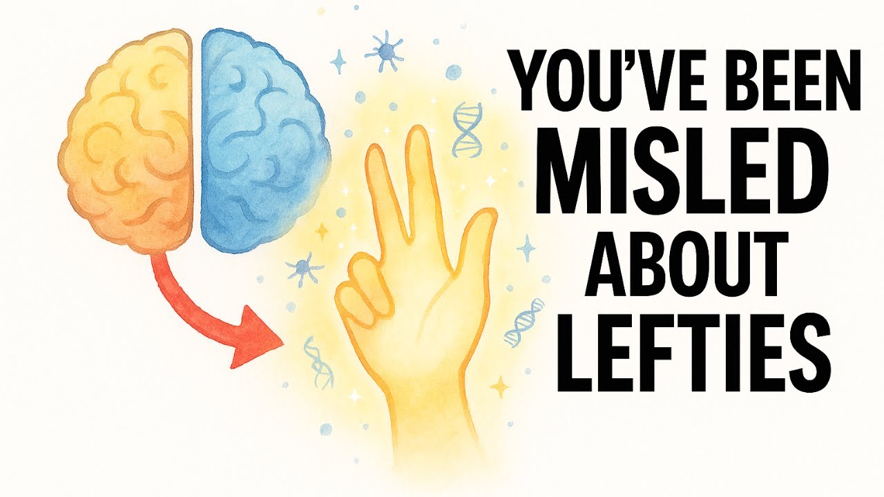 Скрытые сверхспособности левшей: объяснение за 9 минут