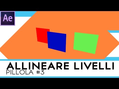 Come allineare i livelli 2D e 3D in After Effects: Pillola #3