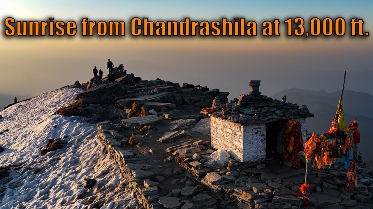 Chopta to Chandrashila Sunrise Hike in April | Tungnath Temple & Rhododendron Bloom | JeetKahanHai?