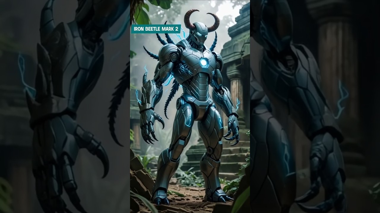 Mind-Blowing AI Ironman-Beetle Fusion 🦾🪲 | Iron Beetle - Marvel Hero Variant 🤯 