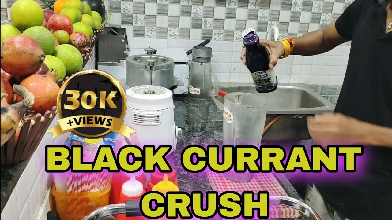 black currant crush juice milk shake black currant drink 🍷fresh juice