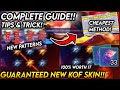 Kof 97 bingo event 2024 cheapest method  new pattern to get kof skin  mlbb