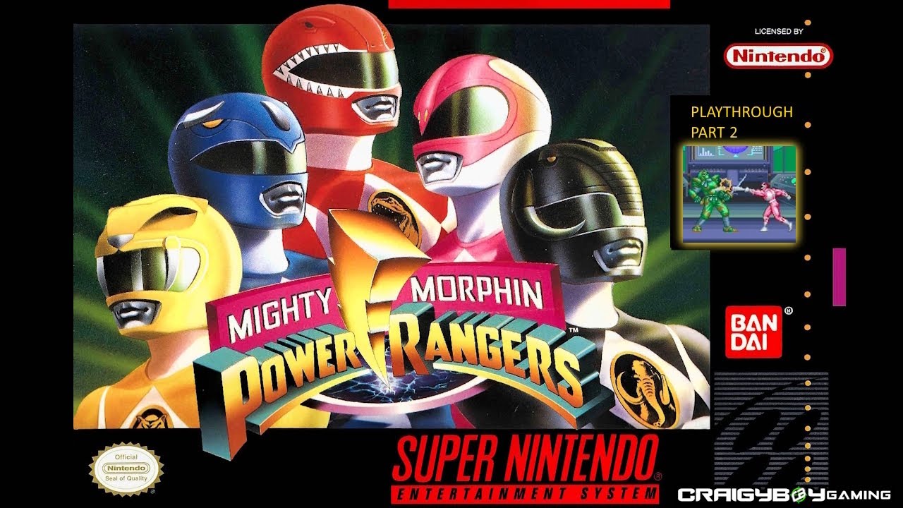 Mighty Morphin Power Rangers (Super Nintendo) #2 - YouTube
