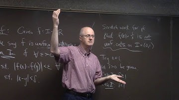 Intro Real Analysis, (Most of) Lec 14: Uniform Continuity Non-Examples, Variation of a Function