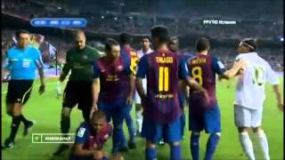 El Clasico    Real Madrid vs  Barcelona    Most Heated Moments { Fights, Brawls, Fouls }