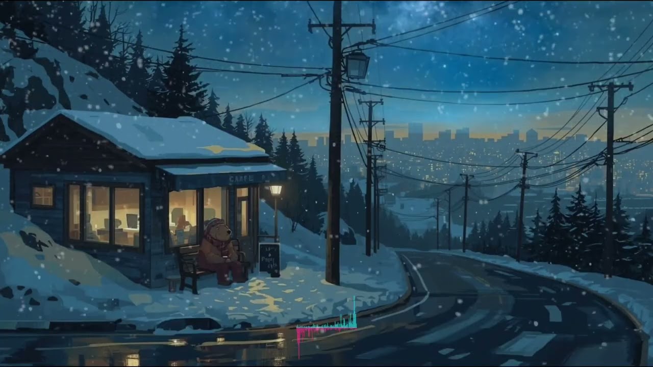 Lofi Chill and Relaxation with Capybara for a Tranquil Day ❄️ Soft and Calm Lofi Beats