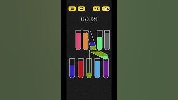 Water sort puzzle level 1638