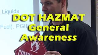 DOT Hazmat General Awareness