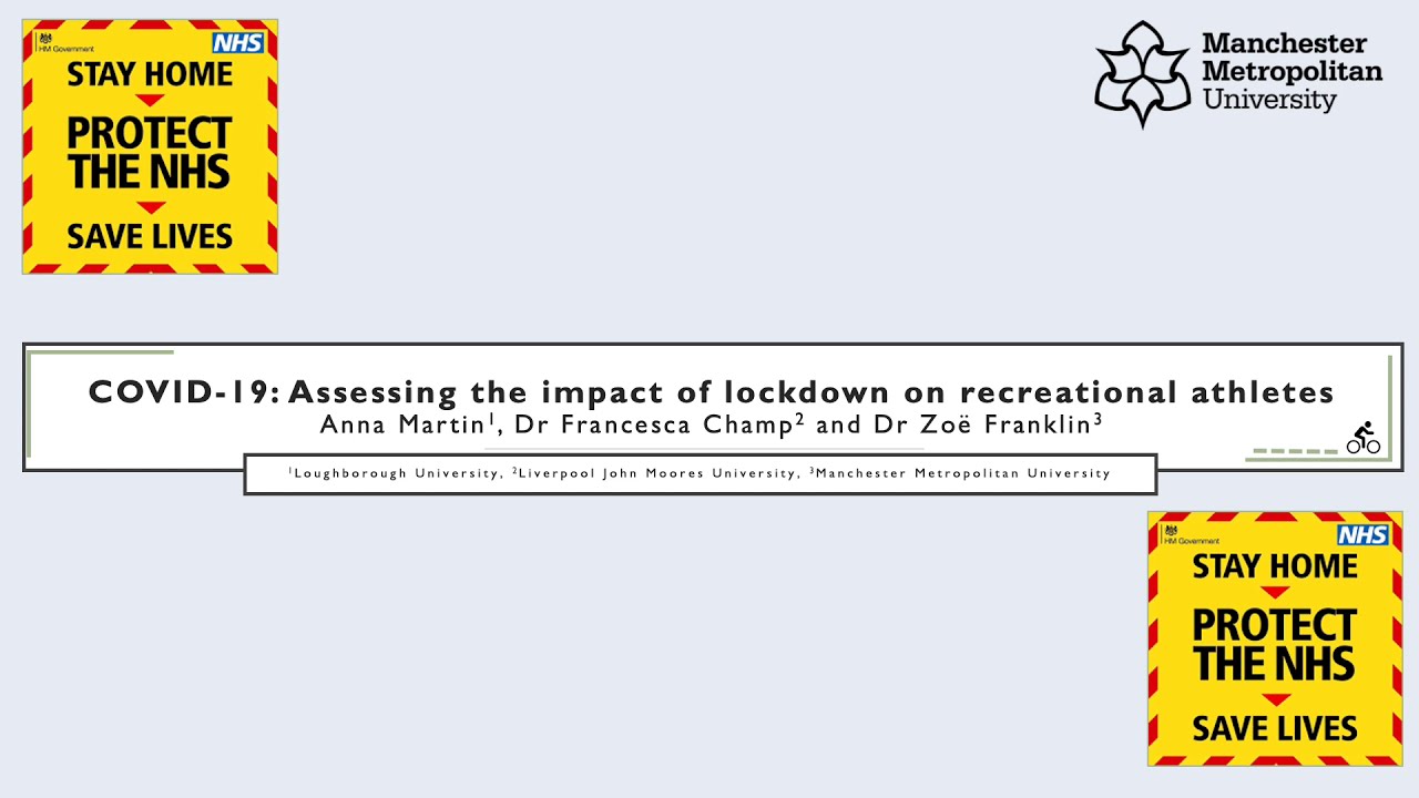 COVID-19: Assessing the impact of lockdown on recreational athletes ...