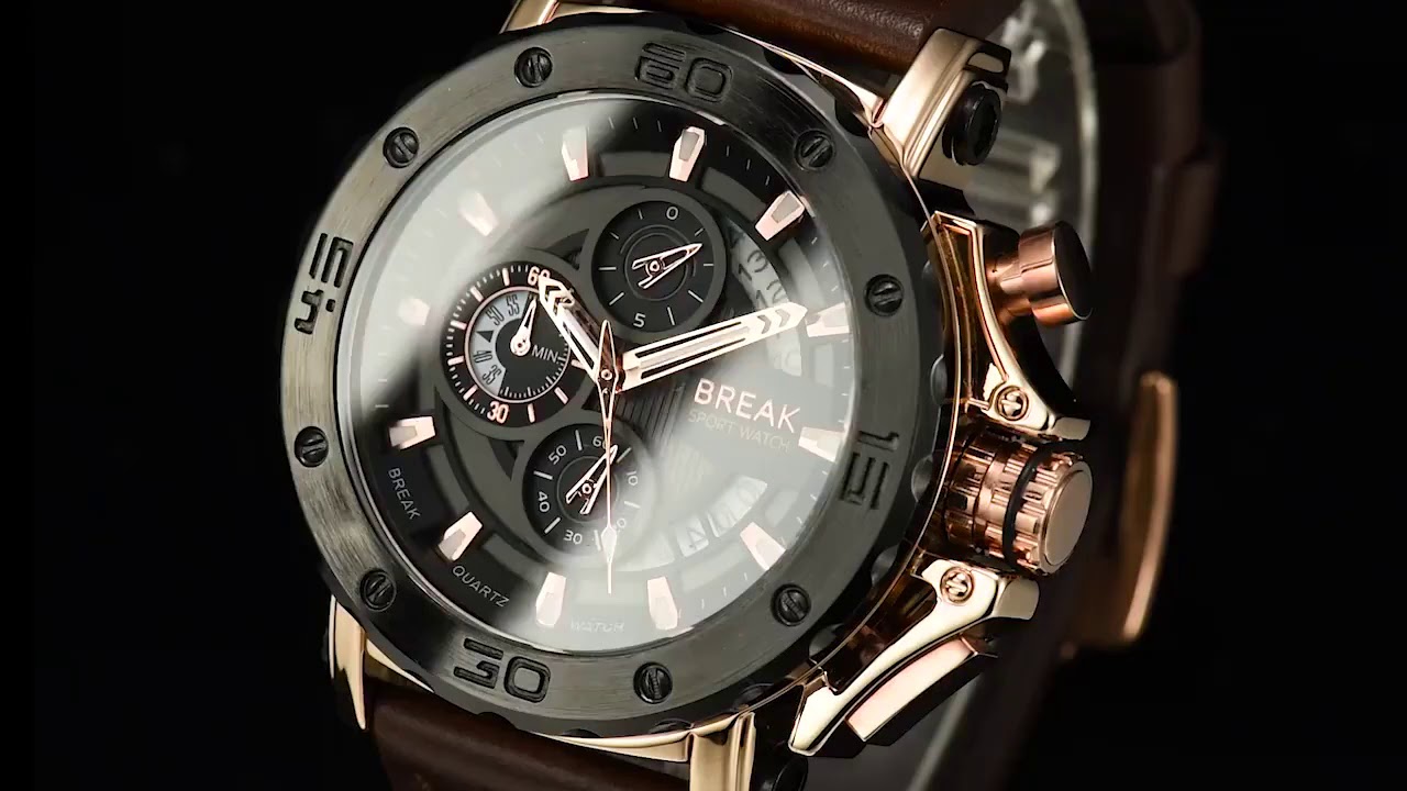 BREAK Chronograph mens watch YouTube