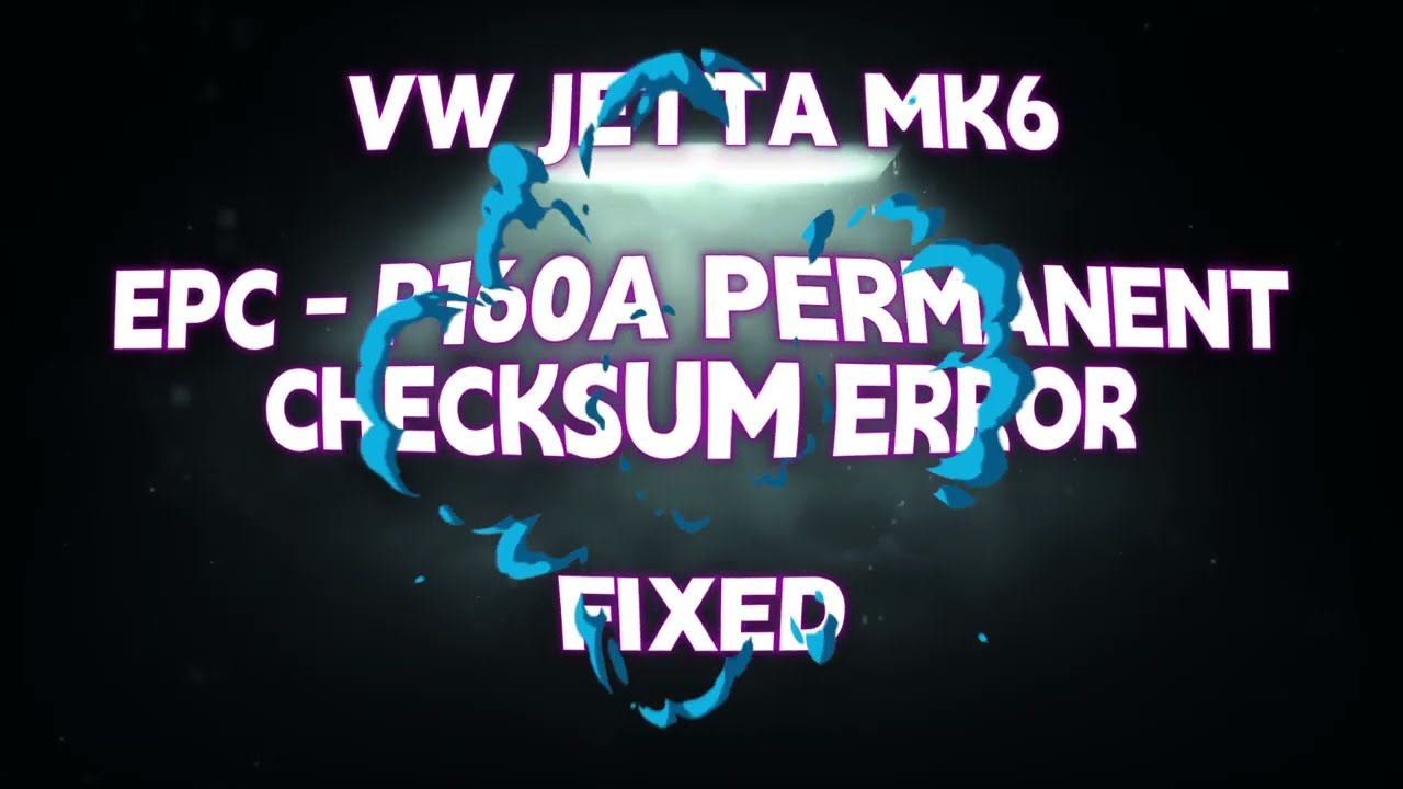 JETTA EPC SOLUCIONADO | MK6 | CAMBIO DE ECU CODIGO P160A CHECKSUM ERROR | FIXED
