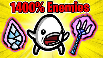 How 1400% Enemies completely break Brotato Abyssal Terrors | Modded