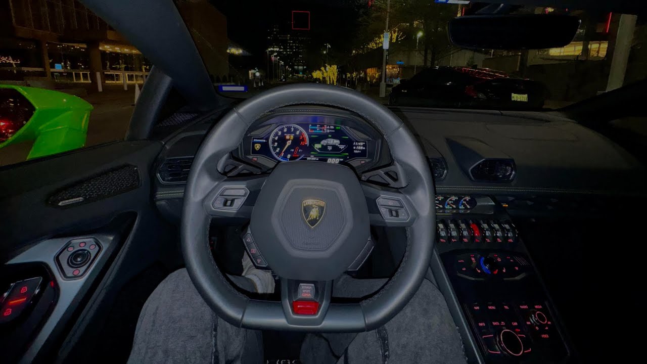 Midnight Lamborghini Huracan Pov Drive