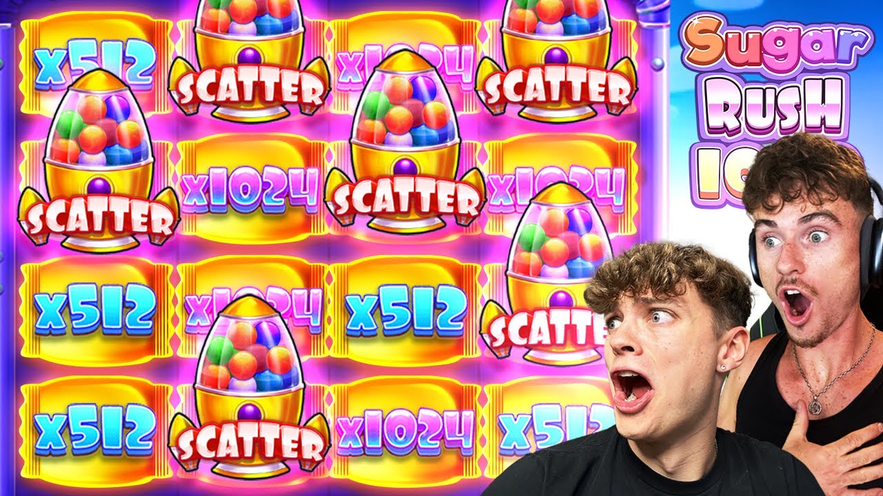 WE FINALLY GOT THE RARE 6 SCATTER BONUS ON SUGAR RUSH 1000!